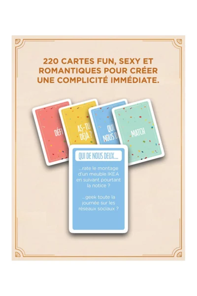 Premier Date - Carta Sutra - Jeu coquin à deux Premier Date - Carta Sutra - Jeu coquin à deux