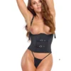 Ensemble Corset Seins Nus Noir - Cottelli Party Ensemble Corset Seins Nus Noir - Cottelli Party