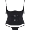 Ensemble Corset Seins Nus Noir - Cottelli Party - Lingerie coquine Ensemble Corset Seins Nus Noir - Cottelli Party - Lingerie coquine