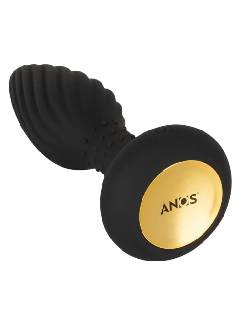 Plug Anal Vibrant et Rotatif Télécommandé - Anos - Plaisir anal