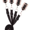 Kit Sangles de Lit BDSM - Rosy Gold Kit Sangles d’Attache au Lit BDSM - Rosy Gold