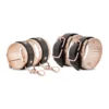 Kit Sangles de Lit BDSM - Rosy Gold - Boutique BDSM Kit Sangles d’Attache au Lit BDSM - Rosy Gold - Boutique BDSM