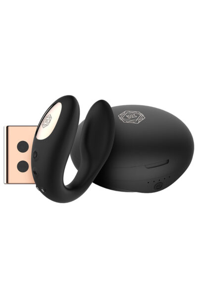 Vibromasseur pour Couples C-Shape - Rosy Gold