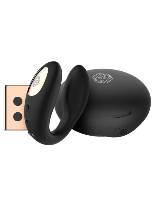 Vibromasseur pour Couples C-Shape - Rosy Gold Vibromasseur pour Couples C-Shape - Rosy Gold