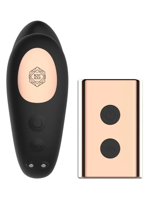 Vibromasseur pour Couples C-Shape - Rosy Gold - Sex-toy couples