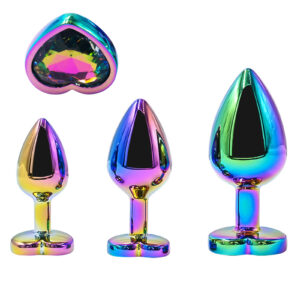3 Plugs Anaux Coeur Crystal Heart - DIK