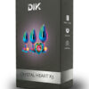 3 Plugs Anaux Coeur Crystal Heart - DIK - Plug anal en forme de coeur en métal 3 Plugs Anaux Coeur Crystal Heart - DIK - Plug anal en forme de coeur en métal