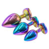 3 Plugs Anaux Coeur Crystal Heart - DIK - Plaisir anal 3 Plugs Anaux Coeur Crystal Heart - DIK - Plaisir anal